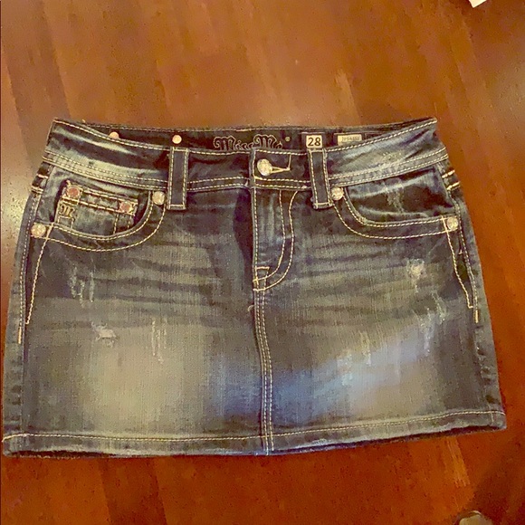 Miss Me Dresses & Skirts - Jean skirt